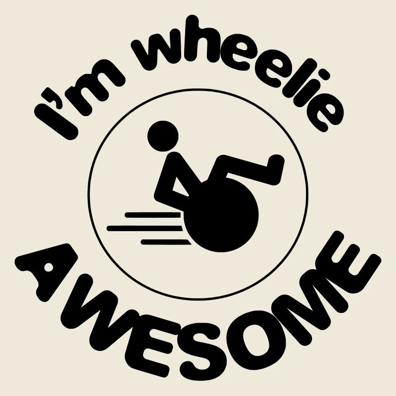 Ich bin ein toller Wheelie. Ich bin ein großartiger Roller*