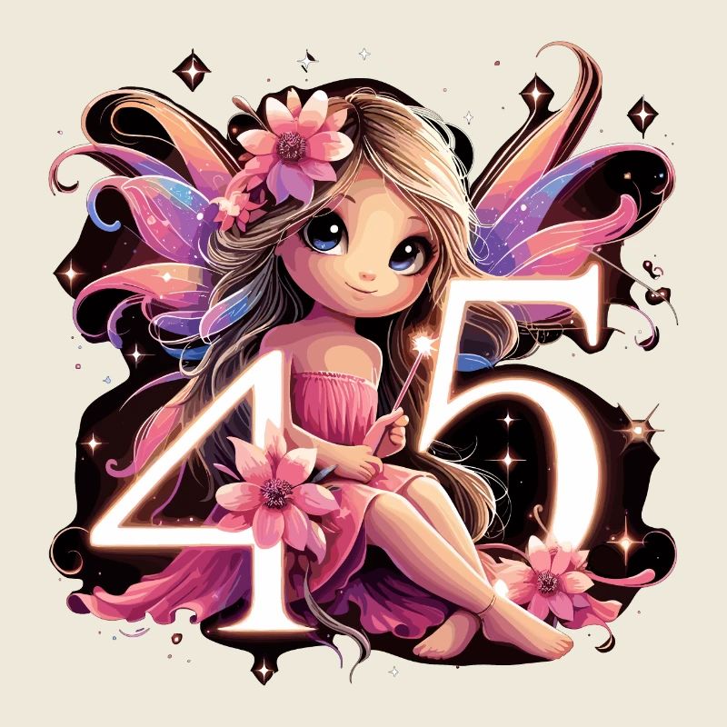 45 ans fée elfe anniversaire cadeau d’anniversaire