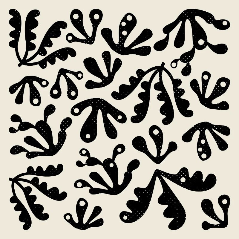 Abstract Coral L Black L Subtle Grunge Texture