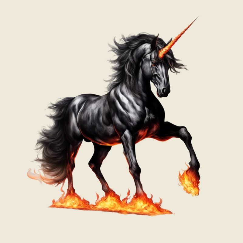 Das mächtige schwarze Einhorn