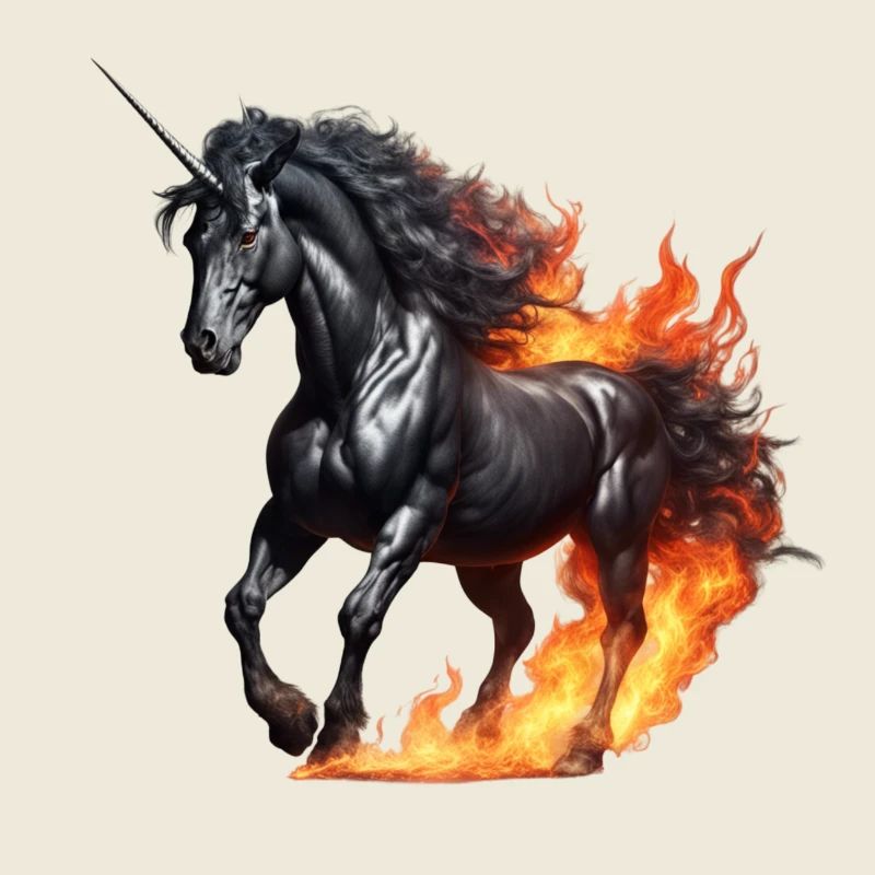Das mächtige schwarze Einhorn