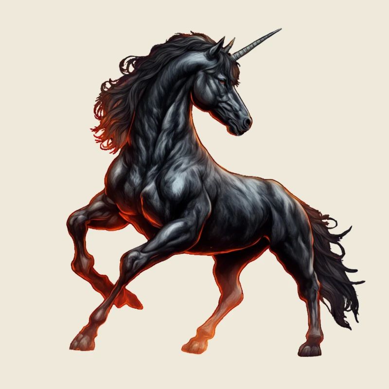 Das mächtige schwarze Einhorn