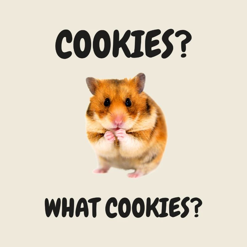 Hamster Meme Cookies Biscuits Snacking Hamster doré
