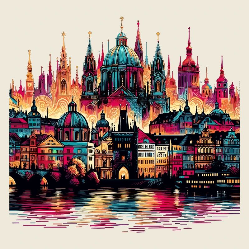 Prague Capitale République tchèque Cadeau