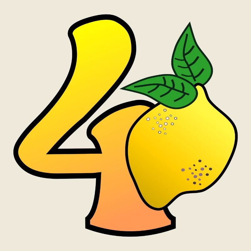 40. Geburtstag - Vierzig - Zitronen