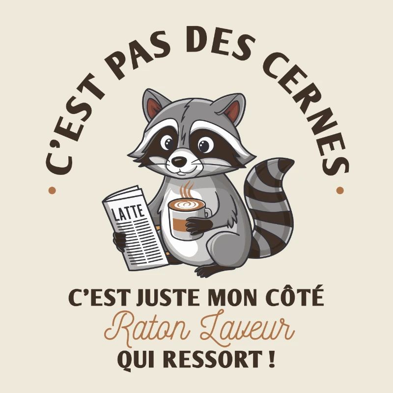 C'est pas des cernes, c'est mon côté raton laveur