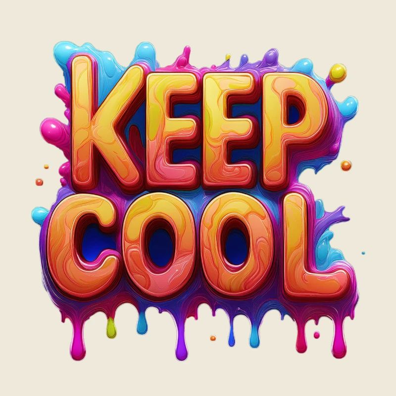 Keep cool text in 3D