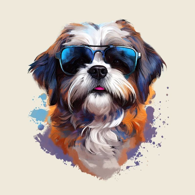 Shi Tsu avec lunettes de soleil