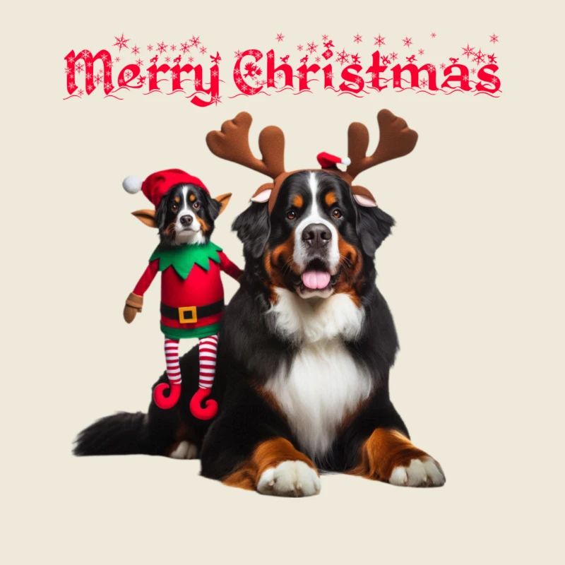 Bouvier Bernois de Noël