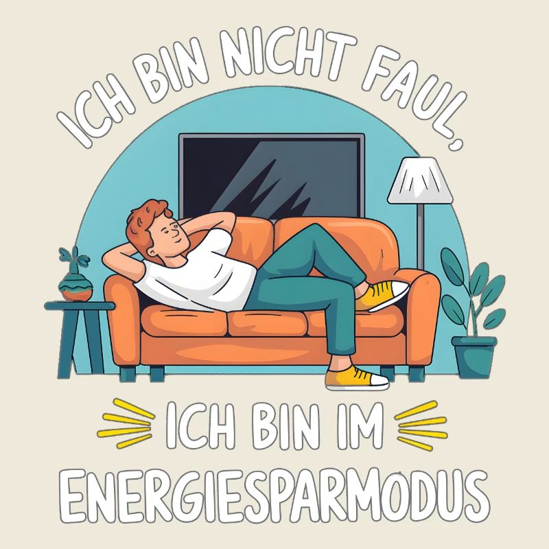 Power Saving Mode Humor Design