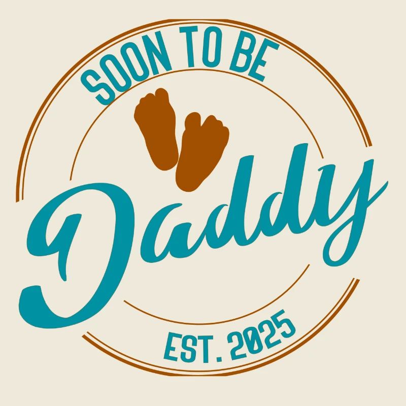Soon to Be Daddy Geschenk für werdende Väter bunt
