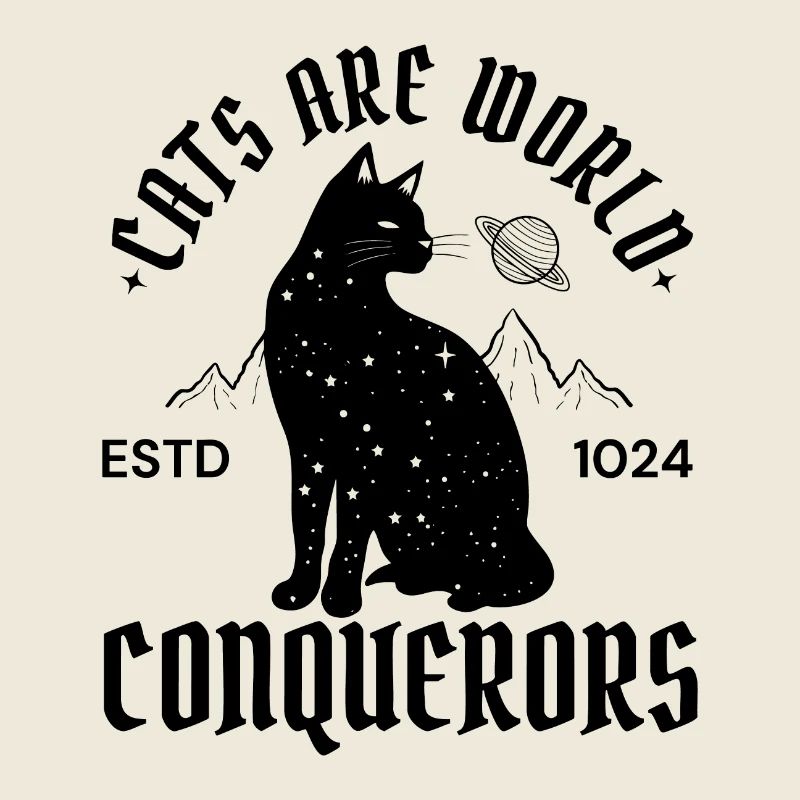 Black Cat Conqueror - Mystical Cat Theme