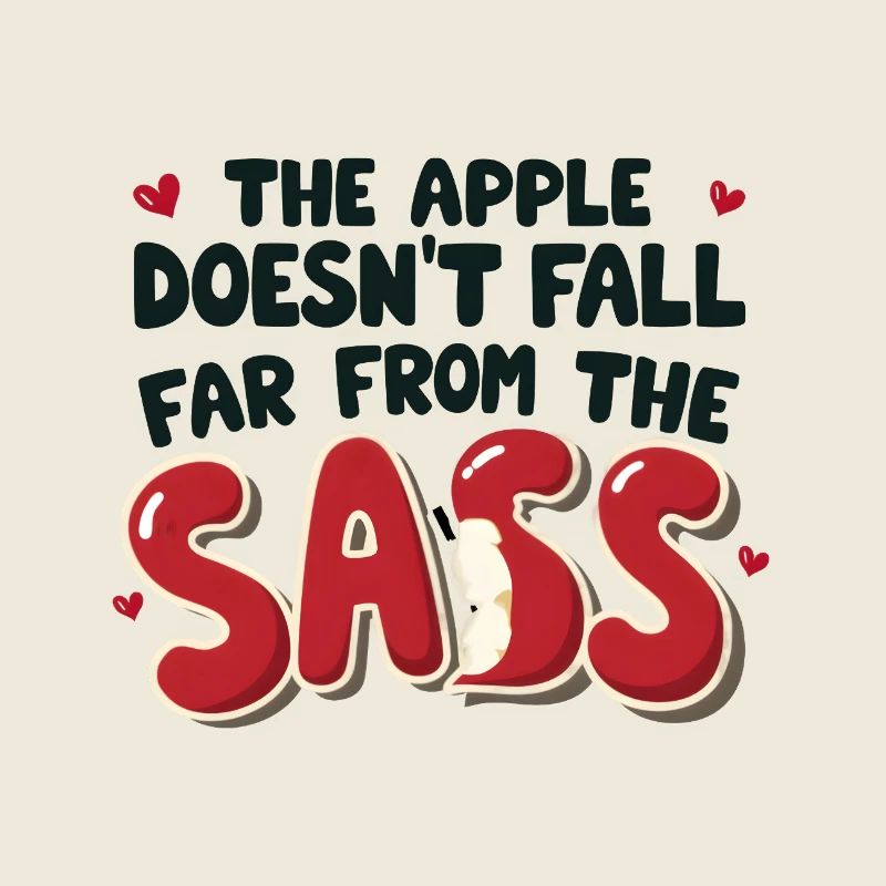 The Apple Doesn’t Fall Far from the Sass