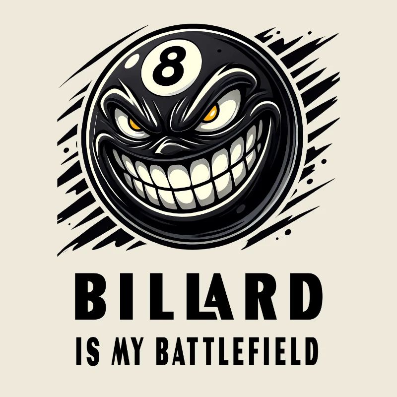 Le billard est mon champ de bataille