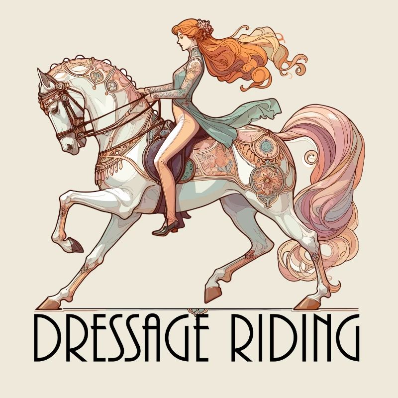 Dressurreiten Reiten Pferd edel dynamisch Geschenk