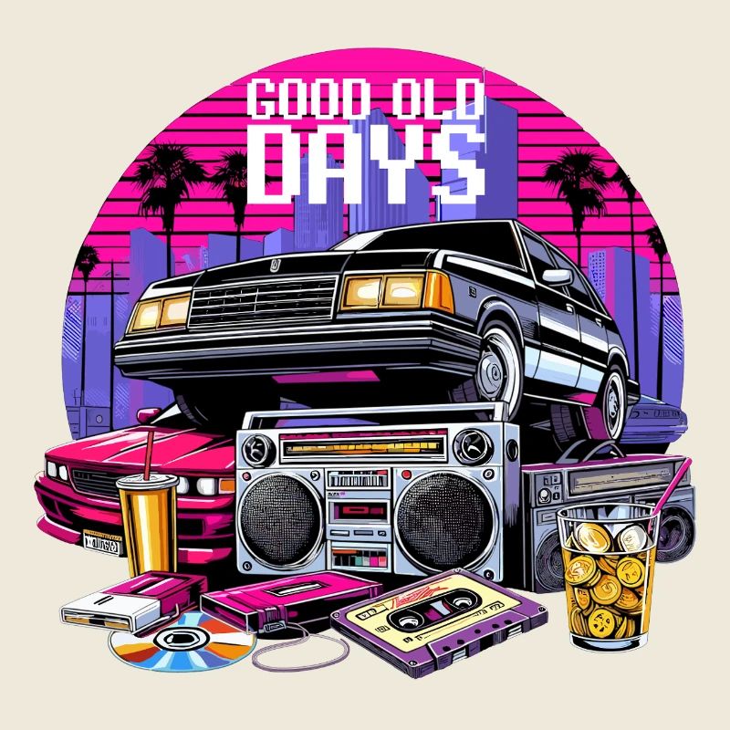 Good Old Times Cassette 90s Retro Gift