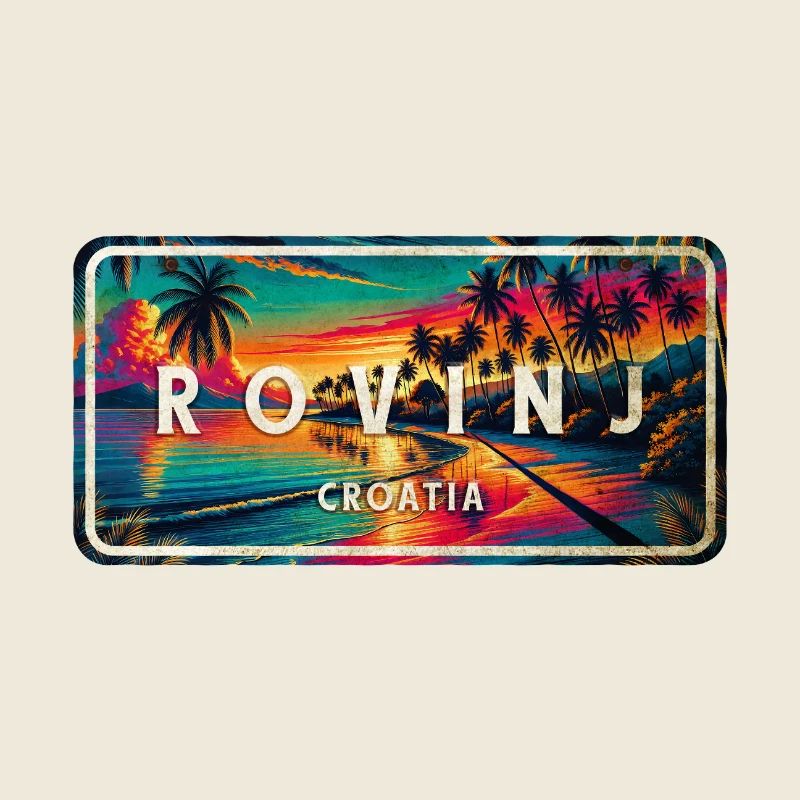 Rovinj Croatia Sunset Design