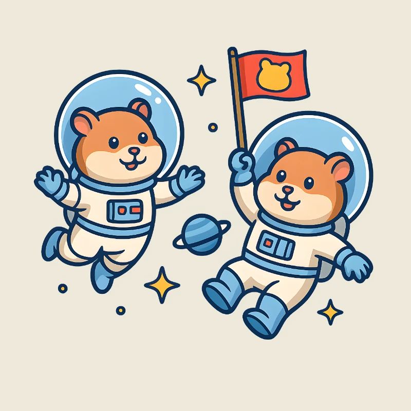 Hamster Astronauten