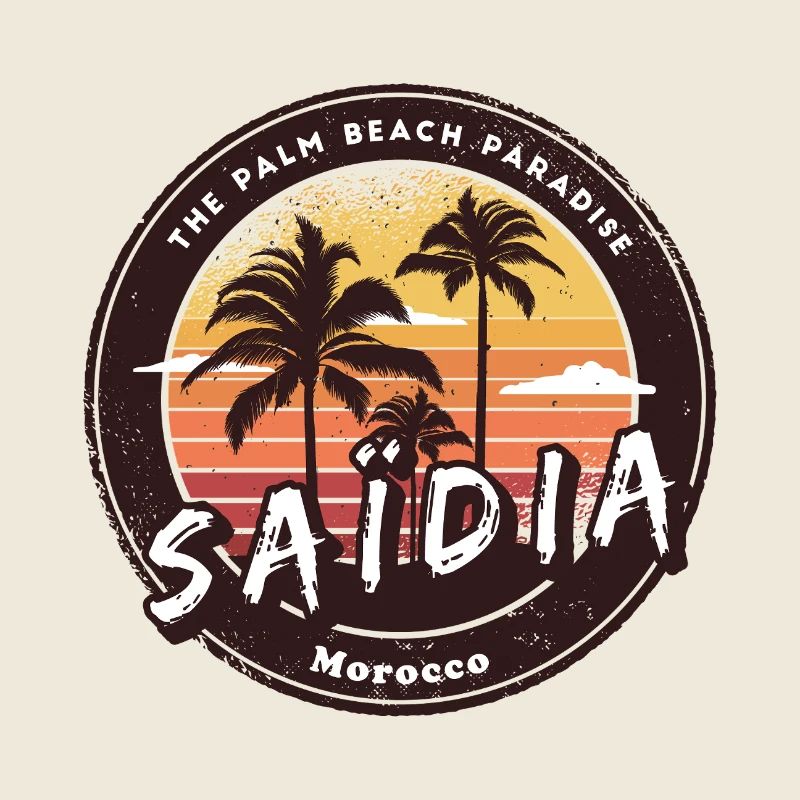 Saïdia Morocco Palm Tree Design