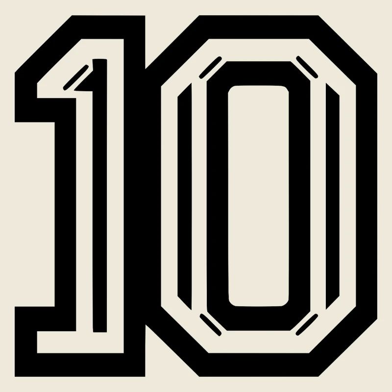 Graphique élégant numéro 10