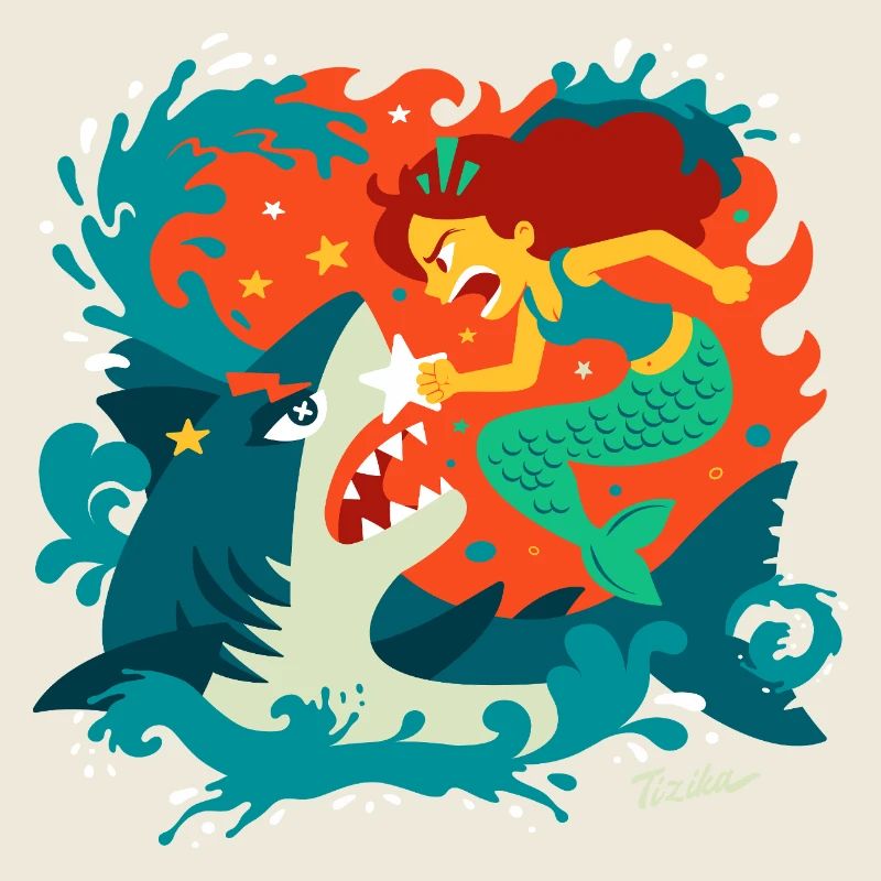 Sirène versus Requin