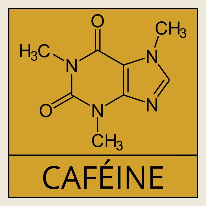 molécule de caféine