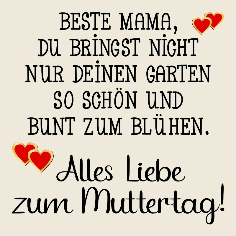 BESTE MAMA GÄRTNERIN - MUTTERTAG GARTEN