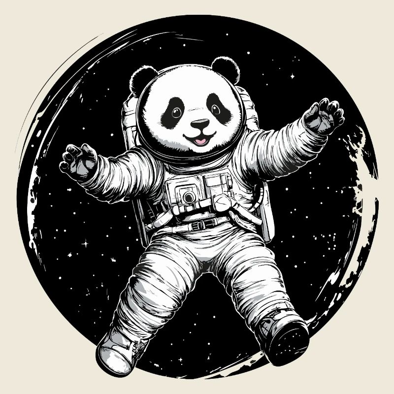 Astronaut Panda – Cute Space Explorer