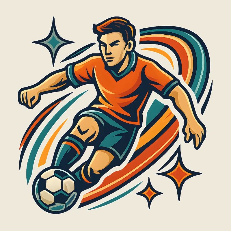 Dynamic Soccer Player Standing Design