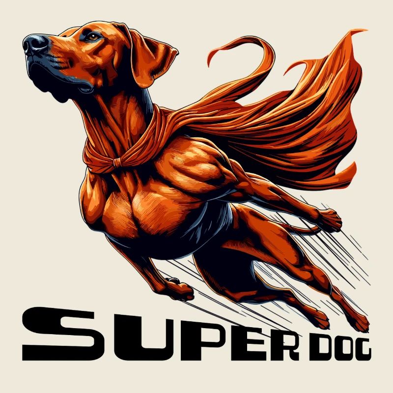 Super chien Rhodesian Ridgeback RR Ridgie cadeau