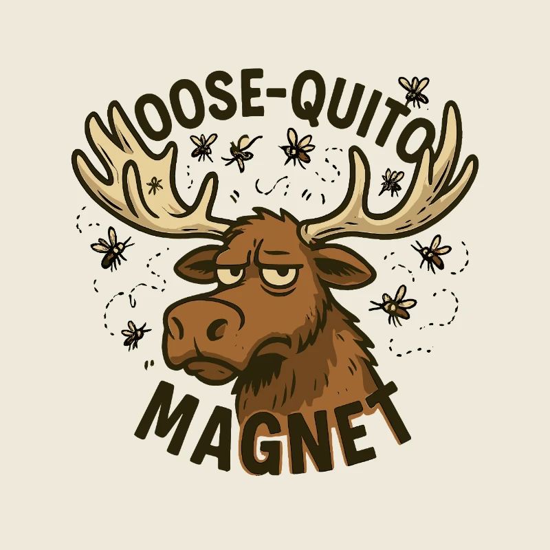 Conception d’aimant Moose Quittin