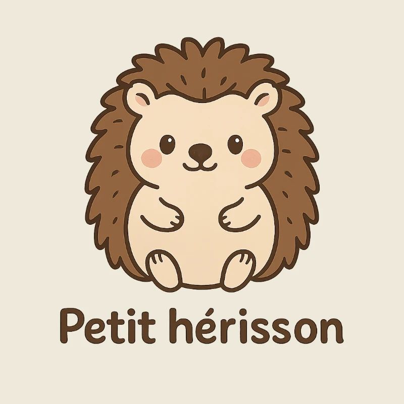 hérisson mignon "Petit hérisson"