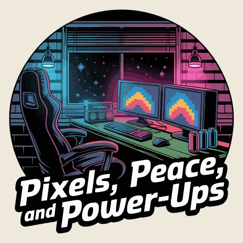 Pixels, Peace & Power-Ups – Gaming Setup