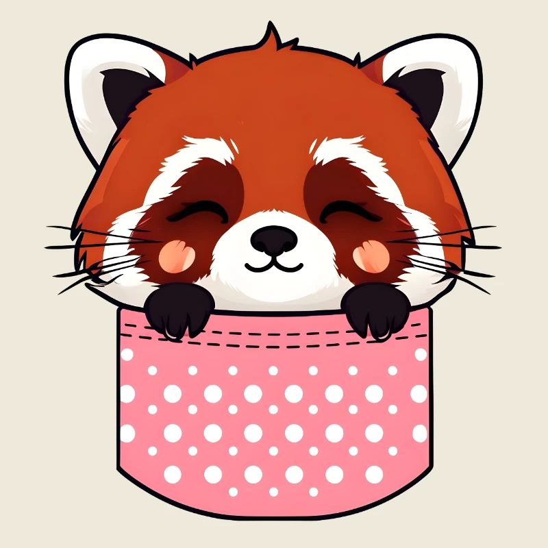 Kawaii Roter Panda