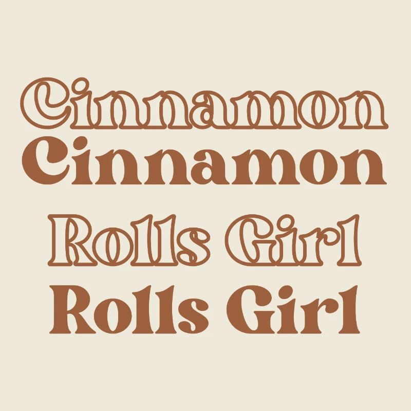 Cinnamon Rolls Girl