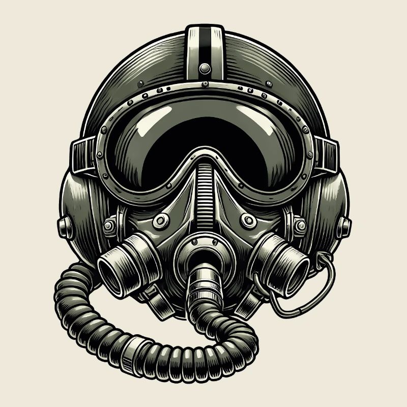 Vintage Pilot Helmet