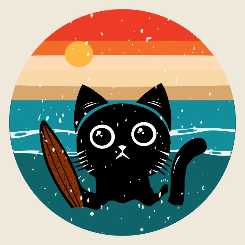 Chat surfeur