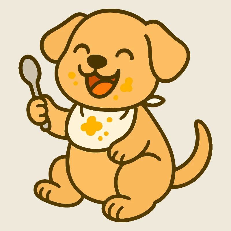 Futtern mit Welpenliebe