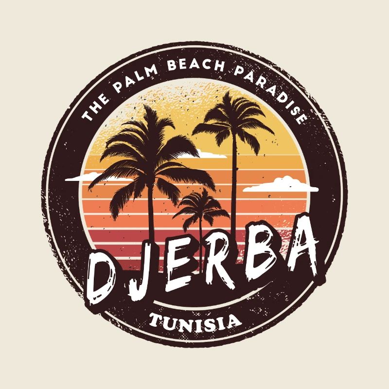 Djerba Tuneisen Palm Tree Design