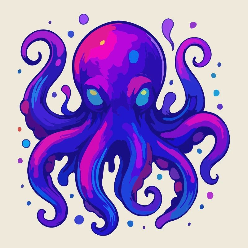 Neon Octopus