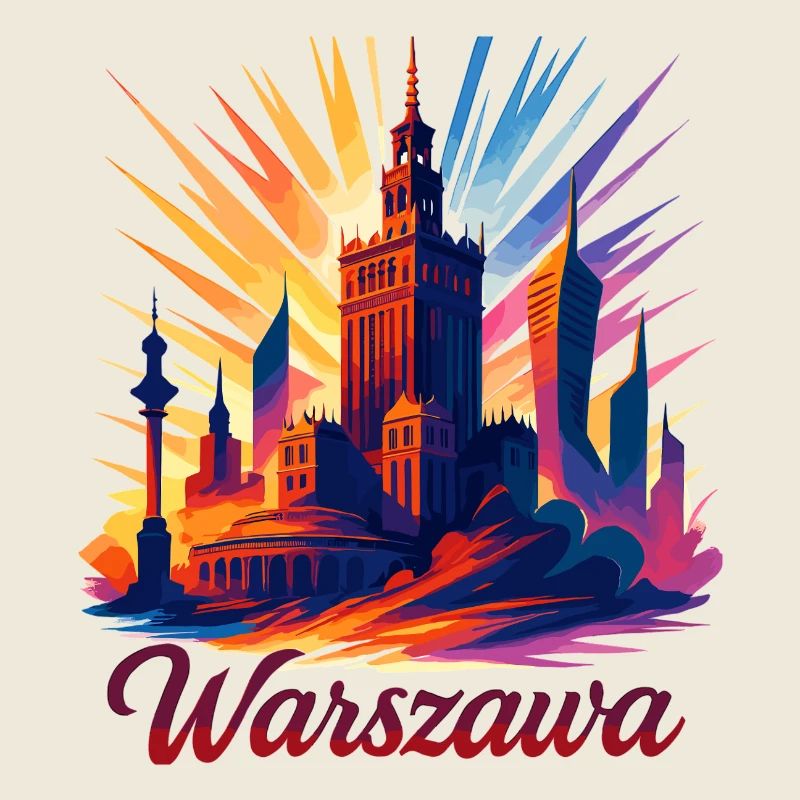 Varsovie Warszawa Capitale Pologne Cadeau