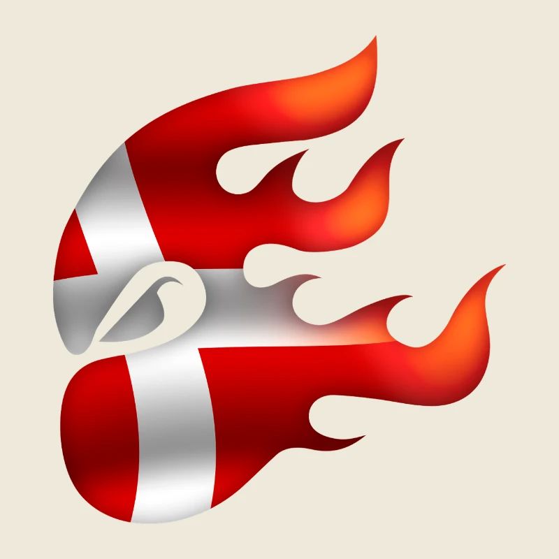 Drapeau du Danemark - Danemark - Ninja