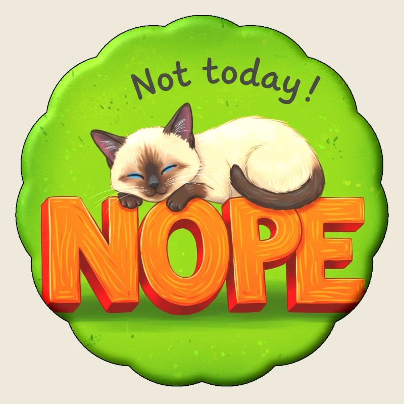 Cat Don't feel like it - not today