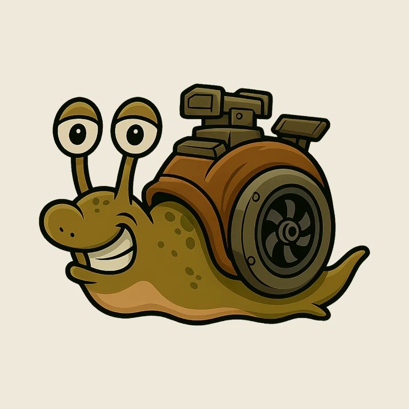 Angst vor der Langsamkeit - Schnecken Design