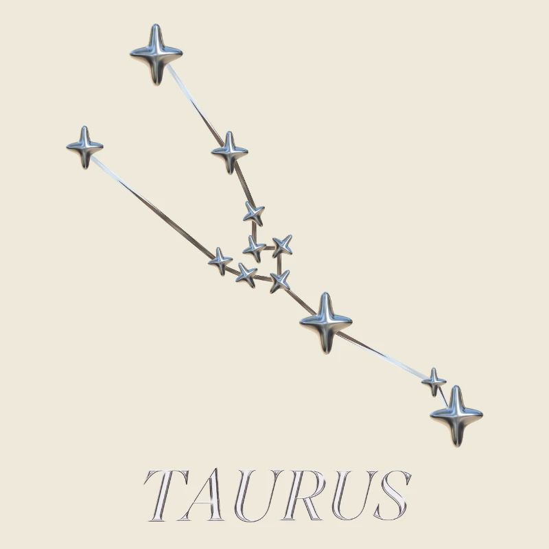 Taurus Constellation – Minimalist Silver Constellation