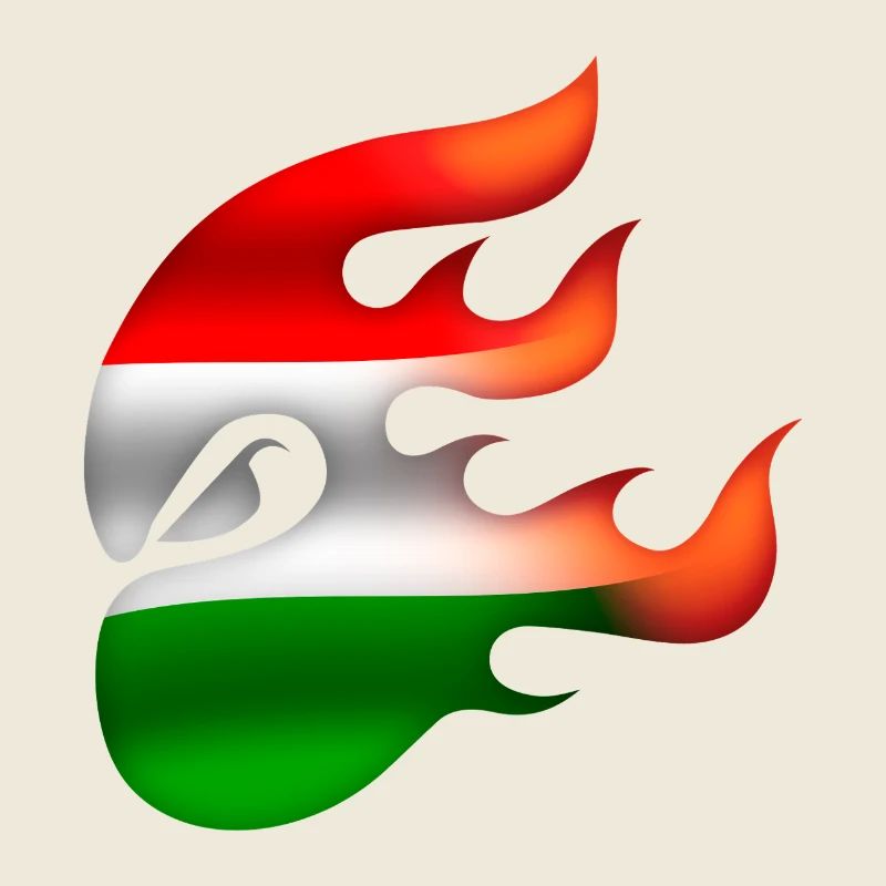 Flagge von Ungarn - Ungarn - Ninja