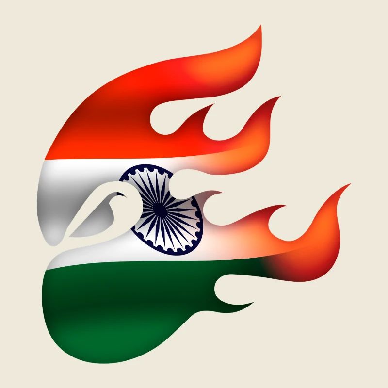 Drapeau de l’Inde - Inde - Ninja