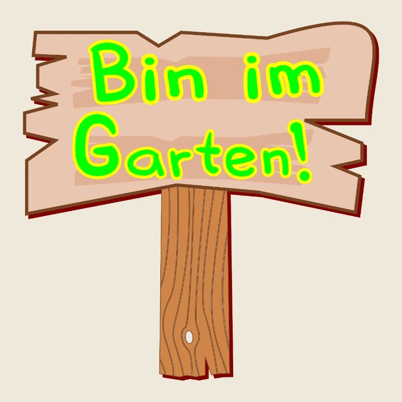 GÄRTNER SPRÜCHE GARTEN SCHILD
