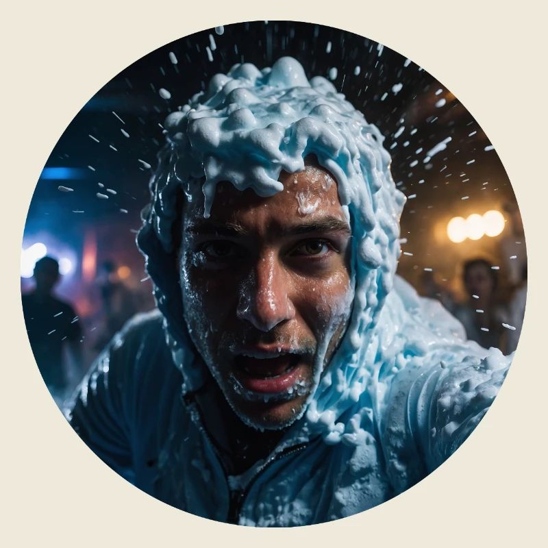 Dynamisches Schaumkopf-Motiv