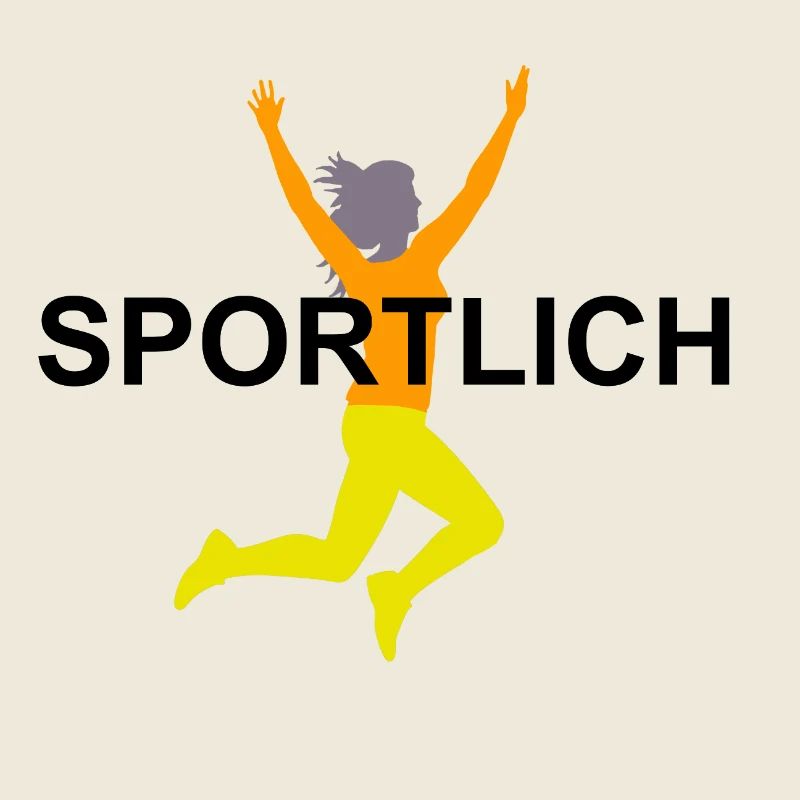 Sportlich Lebendige Sprungkraft Illustration